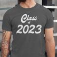 Class Of 2023 Graduation School Spirit Her Senior Script Unisex Jersey T-Shirt