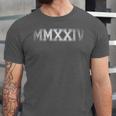 Class Of 2024 MMXXIV Graduation Vintage Senior 2024 Unisex Jersey T-Shirt