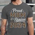 Class Of 2024 Proud Mom Of Senior Class 24 Graduation Unisex Jersey T-Shirt