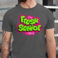Class Of 2024 Senior Fresh Retro 90s TV Style Graduation Unisex Jersey T-Shirt