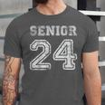 Class Of 2024 Senior Graduation Tee Back To School Vintage Unisex Jersey T-Shirt