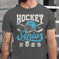 Class Of 2025 Hockey Senior Graduation Graduate Grad Unisex Jersey T-Shirt
