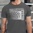 Class Of 2025 Volleyball Senior Class 25 Graduation Unisex Jersey T-Shirt