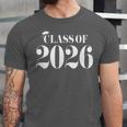Class Of 2026 High School Senior Graduation Party Vintage Unisex Jersey T-Shirt