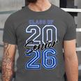 Class Of 2026 Senior Graduation High School And College Grad Unisex Jersey T-Shirt