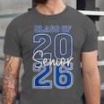 Class Of 2026 Senior Retro Graduation 2026 First Day Vintage Unisex Jersey T-Shirt