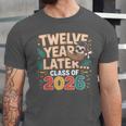 Class Of 2026 Senior Twelve Years Later Sloth Graduation Unisex Jersey T-Shirt