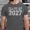 Class Of 2027 Grow With Me Future Graduation Year Unisex Jersey T-Shirt