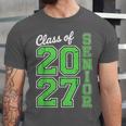 Class Of 2027 Senior 27 High School Graduation Senior 2027 Unisex Jersey T-Shirt