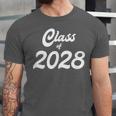 Class Of 2028 Shirt Graduation Him Her Senior Class Unisex Jersey T-Shirt