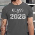 Class Of 2028 Shirt Senior 2028 Graduation Him Her Unisex Jersey T-Shirt