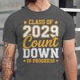 Class Of 2029 Count Down Fun First Day 8th Grade Graduation Unisex Jersey T-Shirt