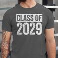 Class Of 2029 Shirt Senior 2029 Graduation Unisex Jersey T-Shirt