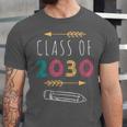 Class Of 2030 Grow With Me 2nd Grade Graduation Unisex Jersey T-Shirt