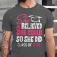 Class Of 2032 She Believed She Could Kids Graduation T-Shirt Unisex Jersey T-Shirt