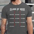 Class Of 2033 Graduation With Space For Hand Prints Unisex Jersey T-Shirt