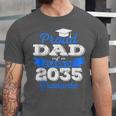 Class Of 2035 Graduation Parents Of Kindergarten Kid Dad Mom Unisex Jersey T-Shirt