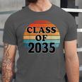 Class Of 2035 Senior Graduate Retro Graduation Unisex Jersey T-Shirt