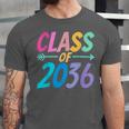 Class Of 2036 First Day Kindergarten Grow With Me Graduation Unisex Jersey T-Shirt