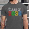 Class Of 2036 Grow With Me Graduation First Day Of School Unisex Jersey T-Shirt