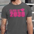 Class Of 2038 Pink Girls Growing Up School Memory Graduation Unisex Jersey T-Shirt
