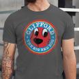 Clifford The Big Red Dog Round Distressed Logo Kids Books Unisex Jersey T-Shirt