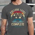 College Level Complete Class Of 2026 Gamer Graduation Grad Unisex Jersey T-Shirt