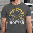 College Masters Degree Graduation Three Degrees Hotter Unisex Jersey T-Shirt