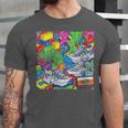 Colorful Kidcore 90s Nostalgia Meme Sneakers Robot Toy Slime Unisex Jersey T-Shirt Colorful Kidcore 90s Nostalgia Meme Sneakers Robot Toy Slime Unisex Jersey T-Shirt