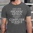 Computer Science Shirt Degree Genius Graduation Unisex Jersey T-Shirt