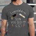 Congratulations Son You Did It Son Graduation 2026 Unisex Jersey T-Shirt