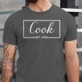 Cook Est 2026 Chef Cooking Culinary School Graduation Unisex Jersey T-Shirt