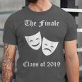 Cool Theater Graduation Tshirt Tragedy And Comedy Masks Unisex Jersey T-Shirt
