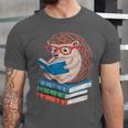 Cool Hedgehog Book Nerd Readers Unisex Jersey T-Shirt Cool Hedgehog Book Nerd Readers Unisex Jersey T-Shirt