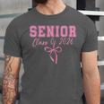 Coquette Senior 2026 Class Of 2026 Pink Bow Graduation 2026 Unisex Jersey T-Shirt