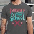 Cosmetology Graduation Tee I Survived Cosmetology School Unisex Jersey T-Shirt