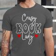 Crazy Book Lady Unisex Jersey T-Shirt Crazy Book Lady Unisex Jersey T-Shirt