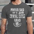 Criminal Justice Grad Proud Dad Vintage GraduationShirts Unisex Jersey T-Shirt