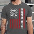 Criminal Justice Major College Student Graduate Graduation Unisex Jersey T-Shirt