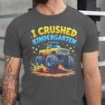 I Crushed Kindergarten Monster Truck Graduation Boys Kids Unisex Jersey T-Shirt