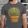 Cute Golden Barrel Cactus Introvert Distressed Unisex Jersey T-Shirt Cute Golden Barrel Cactus Introvert Distressed Unisex Jersey T-Shirt