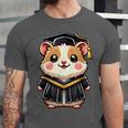 Cute Hamster Graduation Unisex Jersey T-Shirt