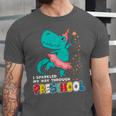 Cute Magical Ballerina Dino Unicorn Preschool Graduation Unisex Jersey T-Shirt