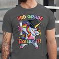 Dabbing 3rd Grade Unicorn Graduation Class Of 2021 Nailed It Unisex Jersey T-Shirt