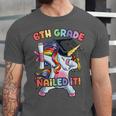Dabbing 6th Grade Unicorn Graduation Class Of 2020 Nailed It Unisex Jersey T-Shirt