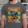 Dabbing Boy Goodbye 2nd Grade Hello 3rd Grade Graduation Unisex Jersey T-Shirt
