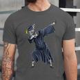 Dabbing Graduate Zebra Team Mascot Graduation Senior Shirt Unisex Jersey T-Shirt
