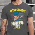 Dabbing Graduation Boy 8th Grade Class Of 2021 Unisex Jersey T-Shirt