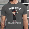 Dabbing Graduation Boy Class Of 2019 We Out Unisex Jersey T-Shirt
