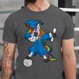 Dabbing Graduation Class 2023 Unicorn Volleyball Unisex Jersey T-Shirt